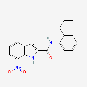 N-(2-butan-2-ylphenyl)-7-nitro-1H-indole-2-carboxamide