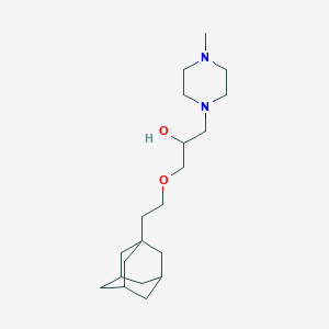 1-[2-(1-Adamantyl)ethoxy]-3-(4-methyl-1-piperazinyl)-2-propanol