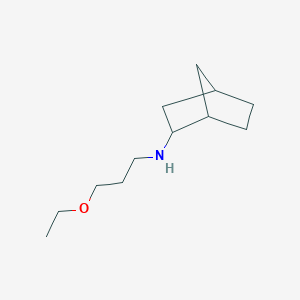 molecular formula C12H23NO B12273824 N-(3-ethoxypropyl)bicyclo[2.2.1]heptan-2-amine 