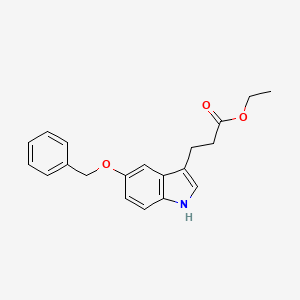 Ethyl 3-[5-(Benzyloxy)-3-indolyl]propanoate