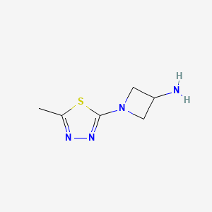 1-(5-methyl-1,3,4-thiadiazol-2-yl)azetidin-3-amine