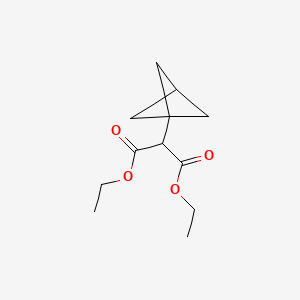 1,3-Diethyl 2-{bicyclo[1.1.1]pentan-1-yl}propanedioate