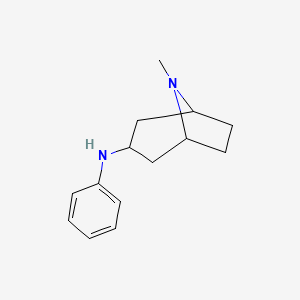 molecular formula C14H20N2 B12273907 Endo-N-phenzyl-endo-3-aminotropane 