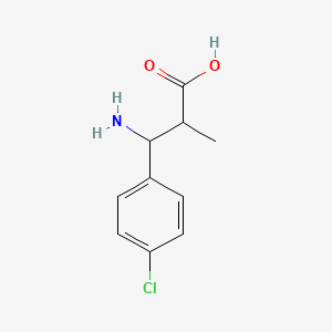 3-Amino-3-(4-chlorophenyl)-2-methylpropanoic acid