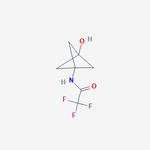 2,2,2-trifluoro-N-{3-hydroxybicyclo[1.1.1]pentan-1-yl}acetamide