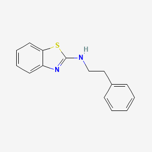 molecular formula C15H14N2S B1227403 N-(2-苯乙基)-1,3-苯并噻唑-2-胺 CAS No. 439215-15-3