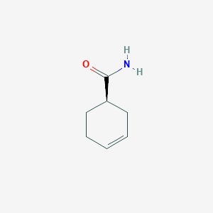 molecular formula C7H11NO B12274130 (1R)-Cyclohex-3-ene-1-carboxamide 