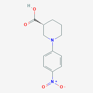 (r)-1-(4-Nitrophenyl)piperidine-3-carboxylic acid