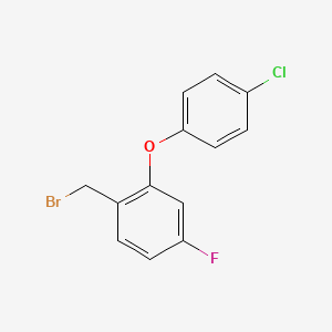 1-Bromomethyl-2-(4-chloro-phenoxy)-4-fluoro-benzene