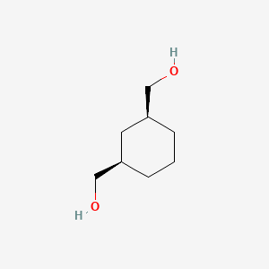 molecular formula C8H16O2 B12274301 cis-1,3-Bis(hydroxymethyl)cyclohexane CAS No. 5059-76-7