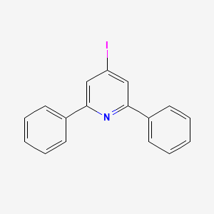 molecular formula C17H12IN B12274344 2,6-Diphenyl-4-iodopyridine 