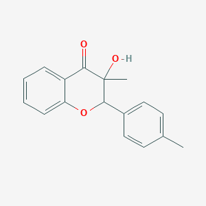 (2R,3R)-3-hydroxy-3-methyl-2-(p-tolyl)chroman-4-one