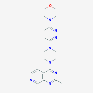 4-[6-(4-{2-Methylpyrido[3,4-d]pyrimidin-4-yl}piperazin-1-yl)pyridazin-3-yl]morpholine