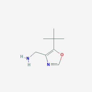 (5-Tert-butyl-1,3-oxazol-4-yl)methanamine