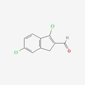 3,6-dichloro-1H-indene-2-carbaldehyde