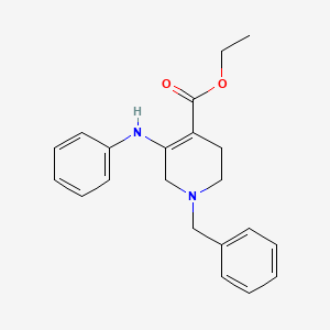 Ethyl 1-Benzyl-5-(phenylamino)-1,2,3,6-tetrahydropyridine-4-carboxylate