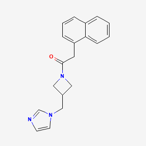 1-{3-[(1H-imidazol-1-yl)methyl]azetidin-1-yl}-2-(naphthalen-1-yl)ethan-1-one