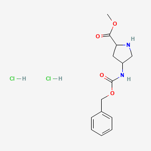 (2S,4S)-4-CBZ-amino Pyrrolidine-2-carboxylic acid methylester-2HCl