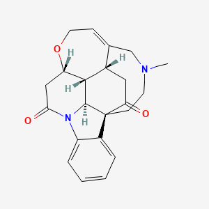 molecular formula C22H24N2O3 B1227457 Icajine CAS No. 5525-31-5