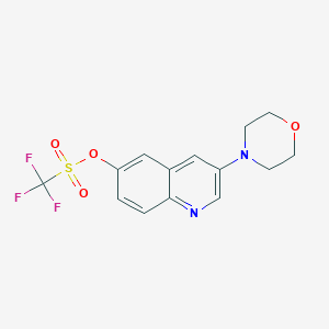 3-Morpholinoquinolin-6-yl trifluoromethanesulfonate