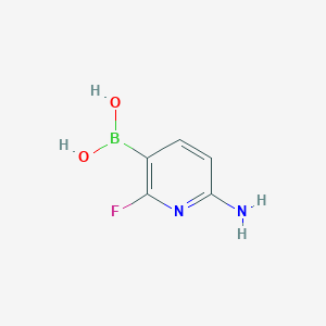 6-Amino-2-fluoropyridin-3-ylboronic acid