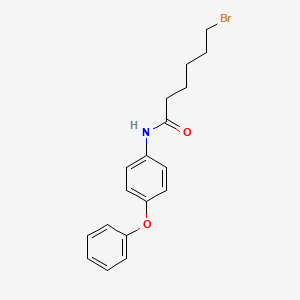 molecular formula C18H20BrNO2 B12274672 6-Bromo-hexanoic acid (4-phenoxy-phenyl)-amid e 