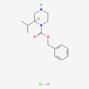 molecular formula C15H23ClN2O2 B12274741 (R)-Benzyl 2-isopropylpiperazine-1-carboxylate hydrochloride 