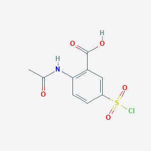 2-Acetamido-5-(chlorosulfonyl)benzoic acid