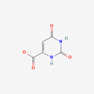 molecular formula C5H3N2O4- B1227488 尿苷酸 CAS No. 73-97-2