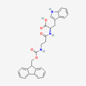 molecular formula C29H27N3O5 B12274883 Fmoc-beta-Ala-Trp-OH CAS No. 1998701-30-6