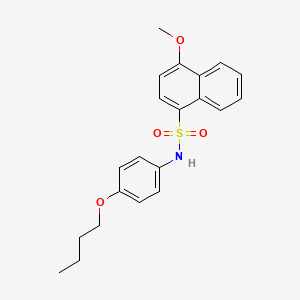 N-(4-butoxyphenyl)-4-methoxynaphthalene-1-sulfonamide