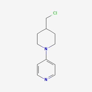 4-[4-(Chloromethyl)piperidin-1-yl]pyridine