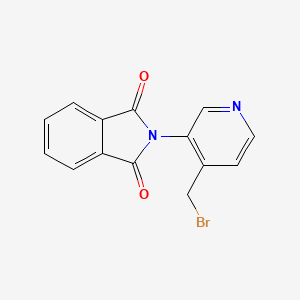 4-Bromomethyl-3-phthalimido-pyridine