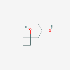 1-(2-Hydroxypropyl)cyclobutan-1-ol