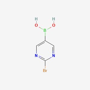 molecular formula C4H4BBrN2O2 B12275004 (2-Bromopyrimidin-5-yl)boronic acid 