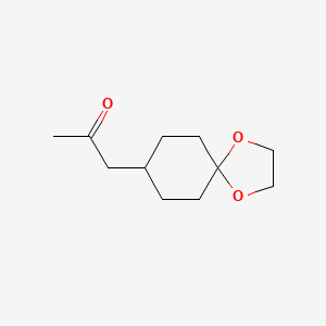 1-{1,4-Dioxaspiro[4.5]decan-8-YL}propan-2-one