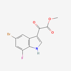 Methyl 2-(5-Bromo-7-fluoro-3-indolyl)-2-oxoacetate