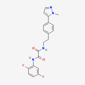 N-(2,5-difluorophenyl)-N'-{2-[4-(1-methyl-1H-pyrazol-5-yl)phenyl]ethyl}ethanediamide