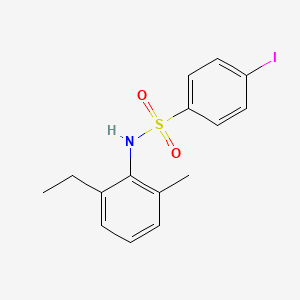 N-(2-ethyl-6-methylphenyl)-4-iodobenzene-1-sulfonamide