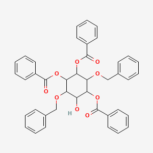 molecular formula C41H36O9 B12275117 2,4,5-tri-O-Benzoyl-3,6-di-O-benzyl myo-inositol CAS No. 196954-87-7