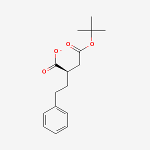 (2R)-4-tert-Butoxy-4-oxo-2-(2-phenylethyl)butanoate