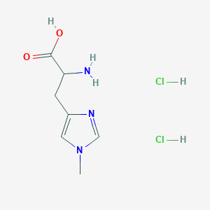 molecular formula C7H13Cl2N3O2 B12275154 H-His(1-Me)-OH2HCl 