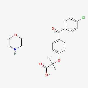 Morpholin-4-ium2-(4-(4-chlorobenzoyl)phenoxy)-2-methylpropanoate