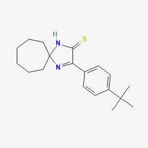 3-(4-Tert-butylphenyl)-1,4-diazaspiro[4.6]undec-3-ene-2-thione