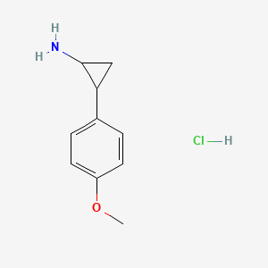 2-(4-Methoxyphenyl)cyclopropan-1-amine hydrochloride