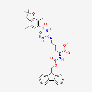 molecular formula C35H42N4O7S B12275227 Fmoc-Arg(Pbf)-OMe 