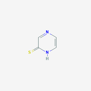 molecular formula C4H4N2S B1227527 2-巯基吡嗪 CAS No. 38521-06-1