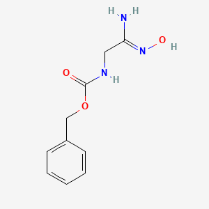 molecular formula C10H13N3O3 B12275282 benzyl N-[(2Z)-2-amino-2-hydroxyiminoethyl]carbamate 