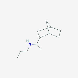 (1-{Bicyclo[2.2.1]heptan-2-YL}ethyl)(propyl)amine