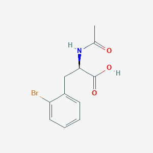 molecular formula C11H12BrNO3 B12275321 Ac-D-Phe(2-Br)-OH 